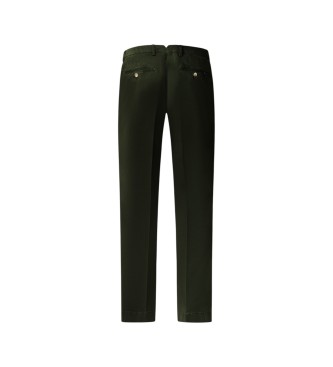 Hackett London Pantalón chino Kensington verde oscuro