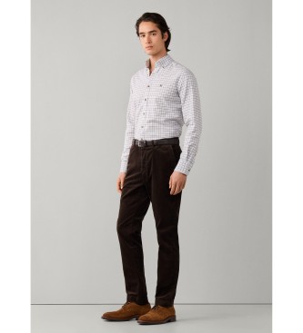 Hackett London Pantalone chino Pigment Cord marrone