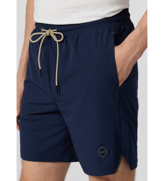 Hackett London Pantalón corto Hs Mesh Train marino