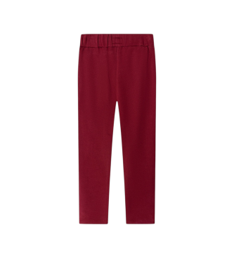 Hackett London Burgundy H Logo tracksuit bottoms