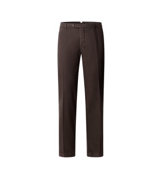 Hackett London Pantalón Devon Texture marrón