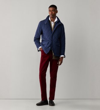 Hackett London Pantalón Pigment Cord 5pkt burdeos
