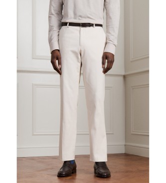 Hackett London Off-white Cash men's trousers