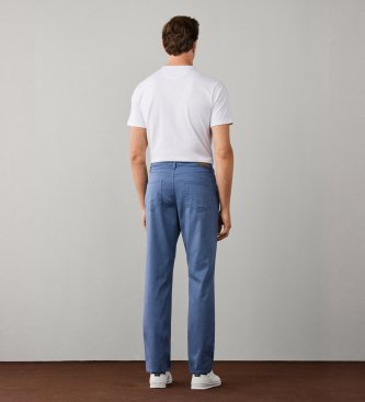 Hackett London Pantalón Sateen 5pkt azul