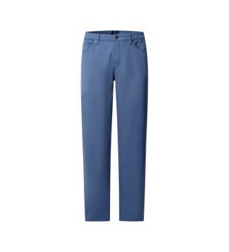 Hackett London Pantalón Sateen 5pkt azul