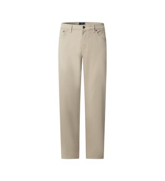 Hackett London Pantalón Sateen 5pkt beige