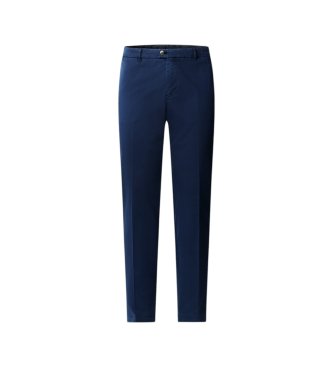 Hackett London Pantalón Ttvl Sateen Sloane azul marino