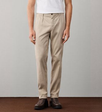 Hackett London Pantalón Sateen Sloane beige