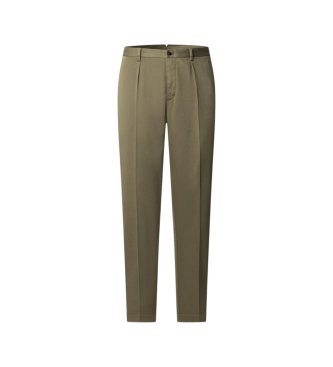 Hackett London Bukser Ttvl Sateen Sloane olivengrøn