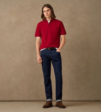 Hackett London Jeans Heritage Rinse Denim blå