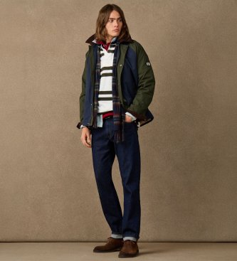 Hackett London Jeans Heritage Rinse Denim blå
