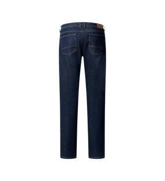 Hackett London Jeans Heritage Rinse Denim blå