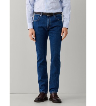 Hackett London Jeans Brushed blu