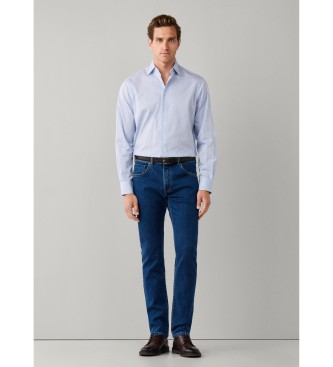 Hackett London Jeans Brushed blu