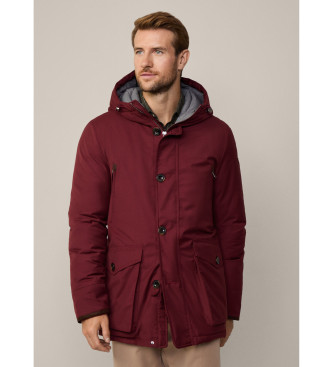 Hackett London Parka Lisa em castanho