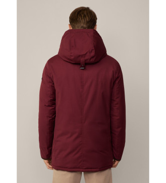 Hackett London Parka Lisa granate