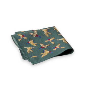 Hackett London Groene Duck pochet