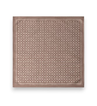 Hackett London Lichtbruine pochet Neat Flower
