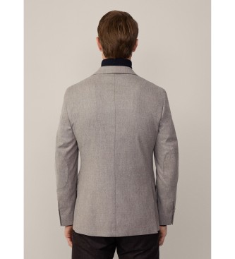 Hackett London Performance Flan Ep beige blazer