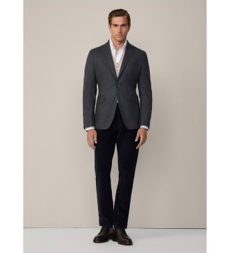 Hackett London Blazer Prestaties Flan Ep grijs