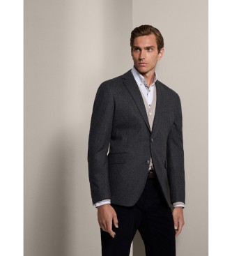 Hackett London Blazer Prestaties Flan Ep grijs