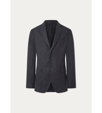 Hackett London Blazer Prestaties Flan Ep grijs