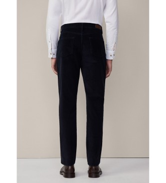 Hackett London Pantalon en velours ctel pigment marine