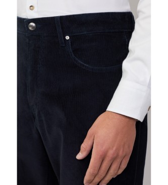 Hackett London Pigment Cord trousers navy