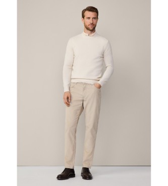 Hackett London Pigment Cord beige Hose