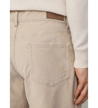 Hackett London Pantaloni in cordoncino pigmentato beige