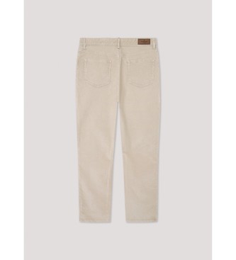 Hackett London Pantaloni in cordoncino pigmentato beige