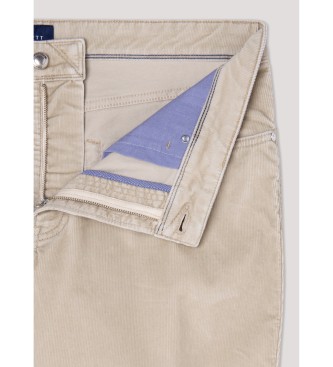 Hackett London Pantalon beige Pigment Cord