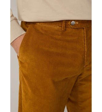 Hackett London Chino-Hose Pigment Cord senf