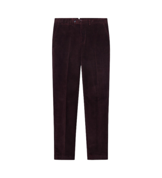 Hackett London Pigment Cord bordo hlače chino