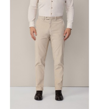 Hackett London Pantalon chino Pigment Cord off white