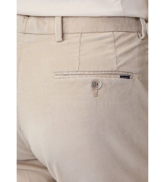 Hackett London Hlače Chino Pigment Cord off white