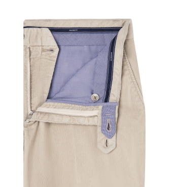 Hackett London Chino-bukser Pigment Cord off white