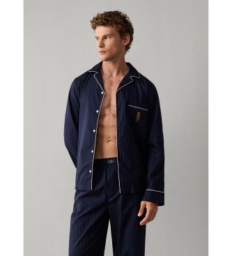 Hackett London Pijama Harry Woven marinho