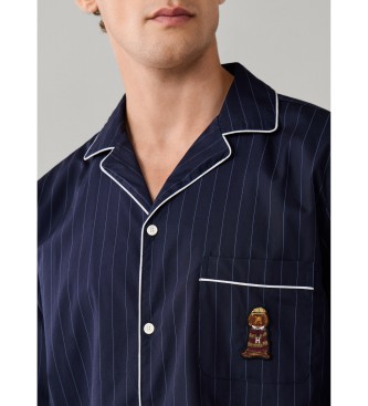 Hackett London Pijama Harry Woven marinho