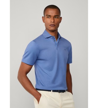 Hackett London Pimablaues Poloshirt