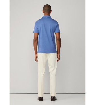 Hackett London Pimablaues Poloshirt