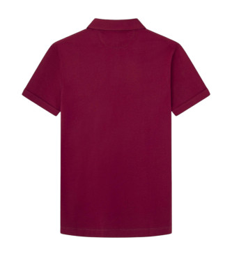 Hackett London Polo rouge en pima