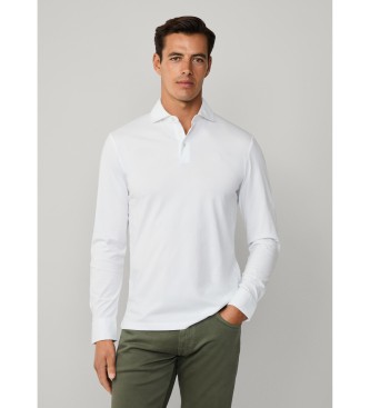 Hackett London Polo blanc en pima
