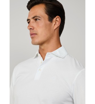 Hackett London Polo blanc en pima