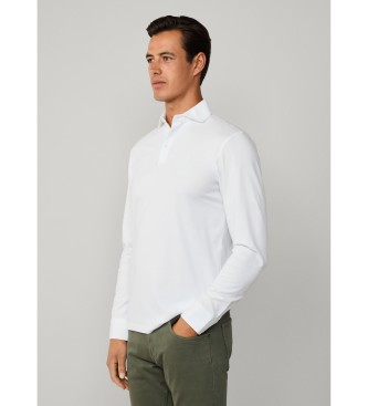 Hackett London Polo blanc en pima