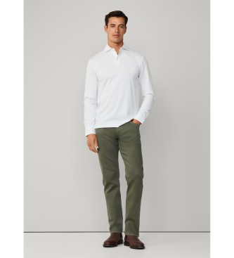 Hackett London Polo blanc en pima