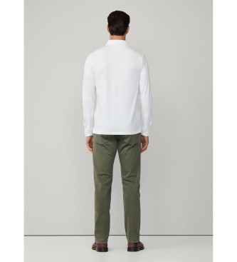 Hackett London Polo blanc en pima