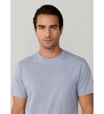 Hackett London Pin Stripe T-shirt blauw