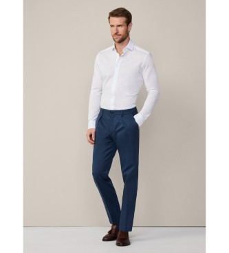 Hackett London Chemise Pique blanc