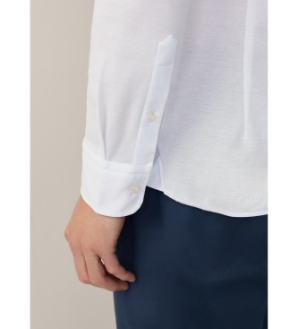 Hackett London Chemise Pique blanc